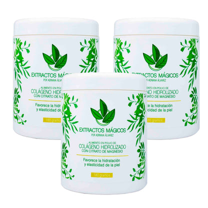 Colágeno Hidrolizado con Citrato de Magnesio X3