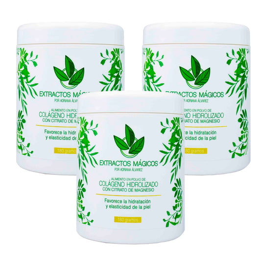 Colágeno Hidrolizado con Citrato de Magnesio X3