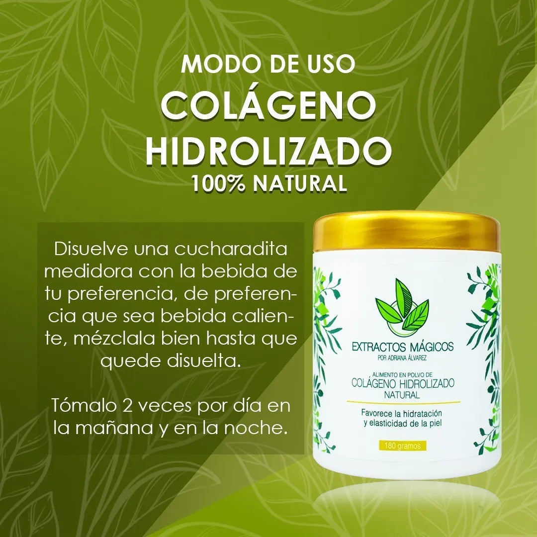 Colágeno Hidrolizado Natural 100% X3